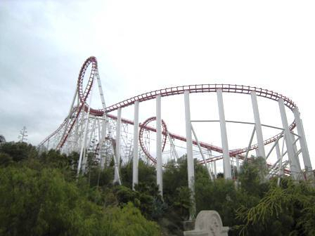 ロサンゼルス観光ブログ : 冬こそ熱い！絶叫系テーマパーク！SixFlags