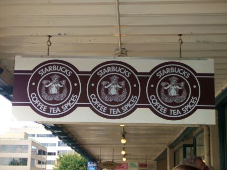 1999年 米国スターバックス パイクプレイス1号店スノーグローブ