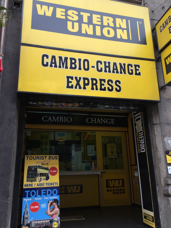 スペイン観光ブログ マドリードでのお金の両替