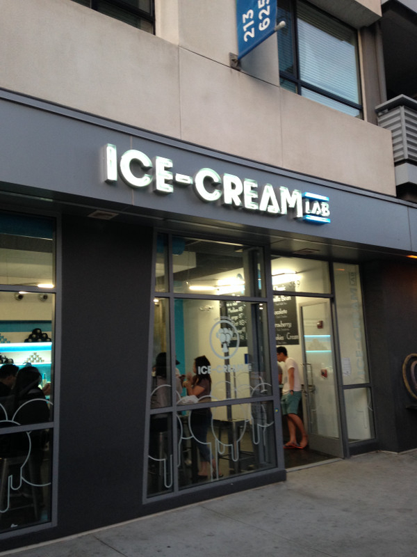 ロサンゼルス観光ブログ Ice Cream Lab In リトル東京 Now Open