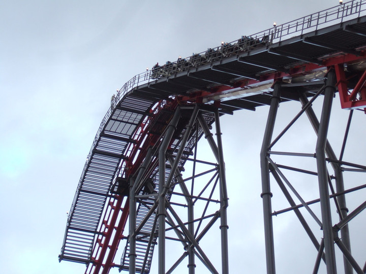 ロサンゼルス観光ブログ : 絶叫系好きあつまれ～！ Six Flags Magic