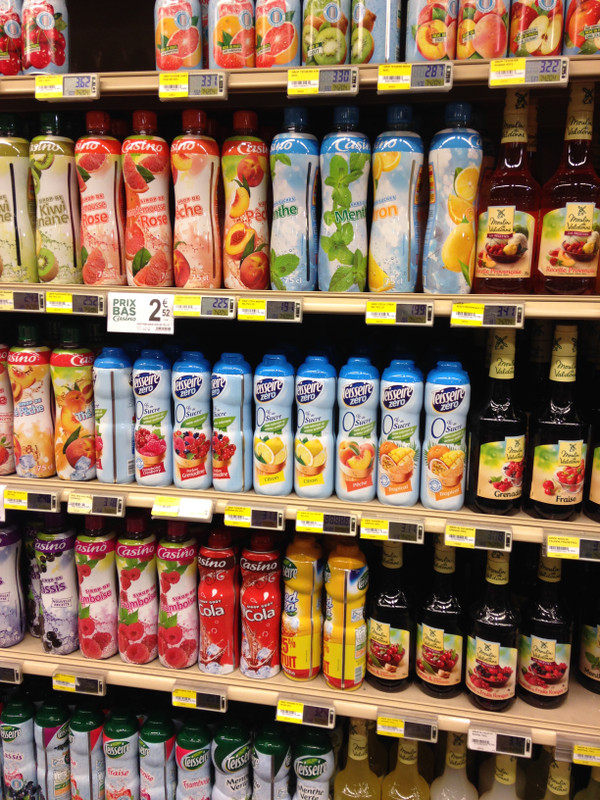 パリ フランス観光ブログ シロップいろいろ