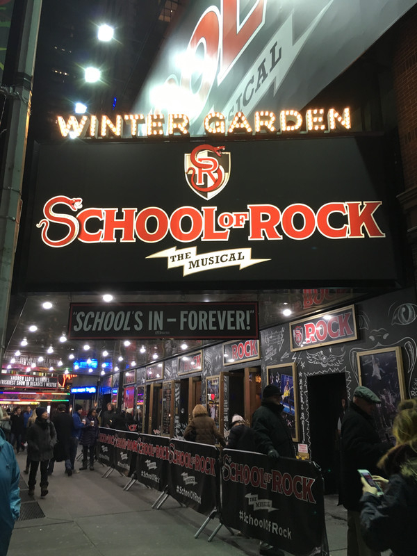 ニューヨーク観光ブログ Ny ブロードウェイミュージカル スクール オブ ロック School Of Rock