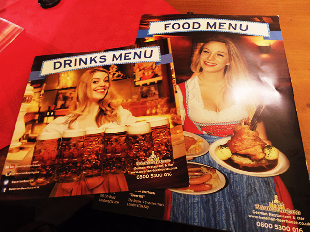 ロンドン観光ブログ : バイエルンを丸ごと堪能！ドイツ居酒屋 in LONDON！