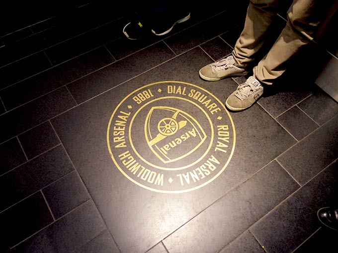 ロンドン観光ブログ エミレーツスタジアム見学ツアー