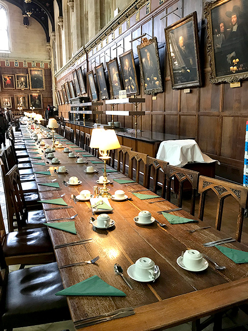 ロンドン観光ブログ ハリーポッターの世界 グレート ホールで朝食を ロンドン オックスフォード6日間