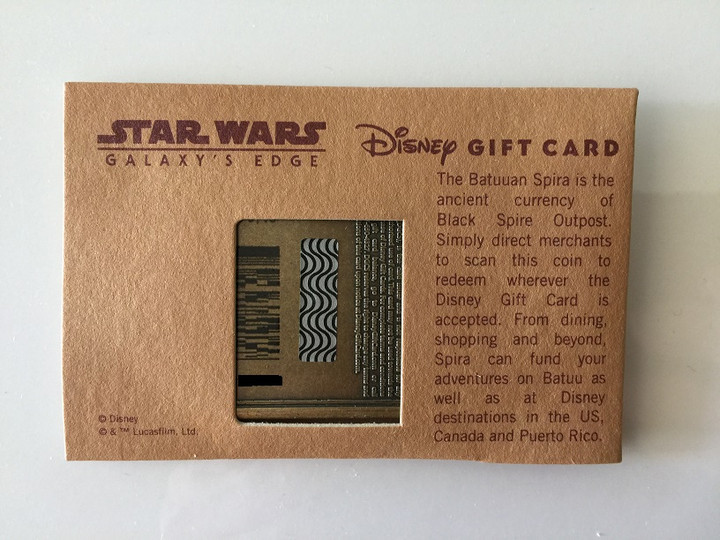 オーランド観光ブログ スターウォーズファンにお勧めギフトカード オーランド観光ブログ スターウォーズファンにお勧めギフトカード