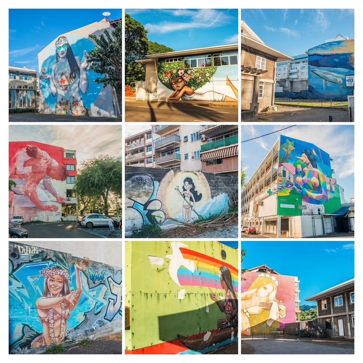 タヒチのアーティストの絵画作品です。 タヒチ観光ブログ : タヒチ