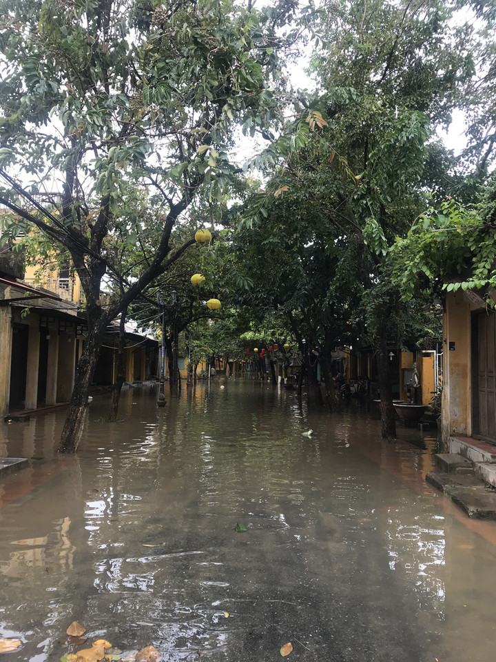 ベトナム観光ブログ ホイアン 小船で洪水した旧市街を体験する ベトナム観光ブログ ホイアン 小船で洪水した旧市街を体験する