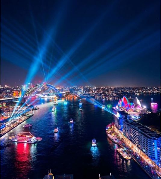 シドニー観光ブログ : 年に一度の光の祭典『VIVID SYDNEY』